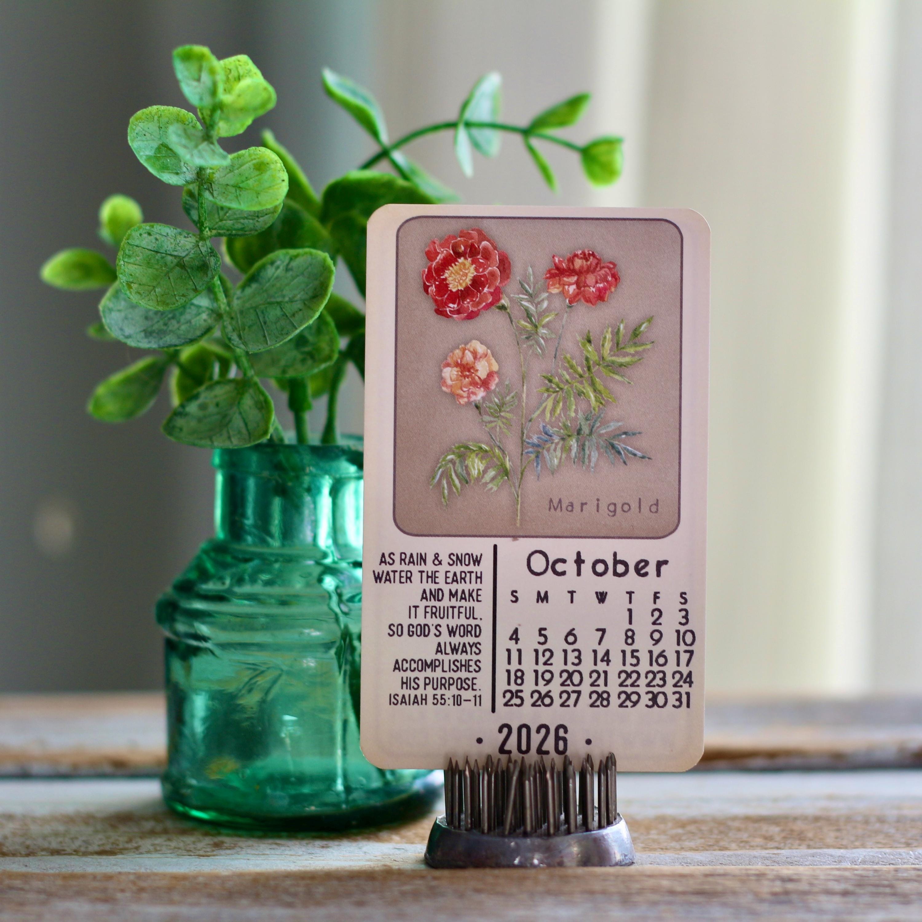 2026 Mini Calendar - Etsy