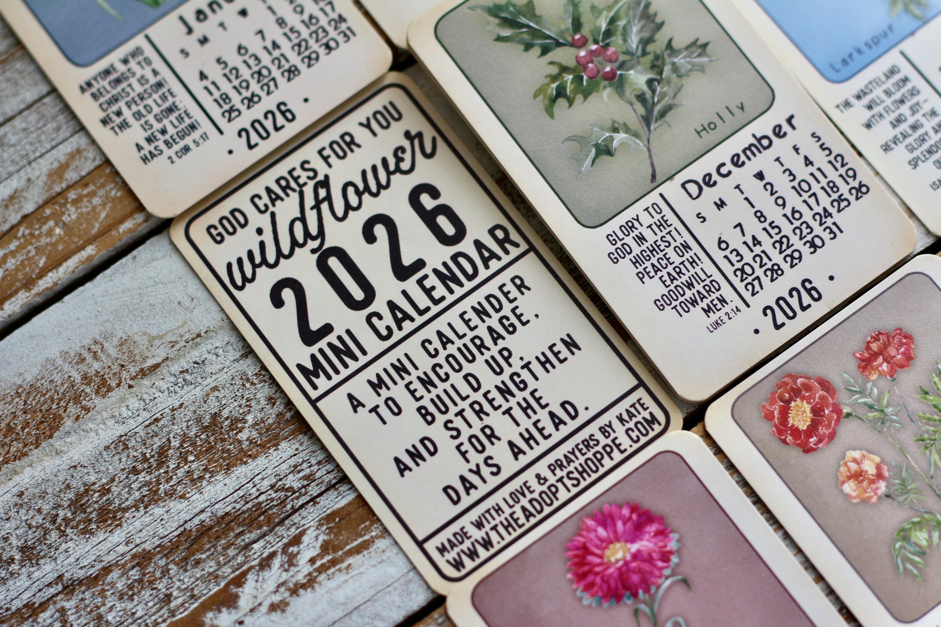 2026 Mini Calendar - Etsy
