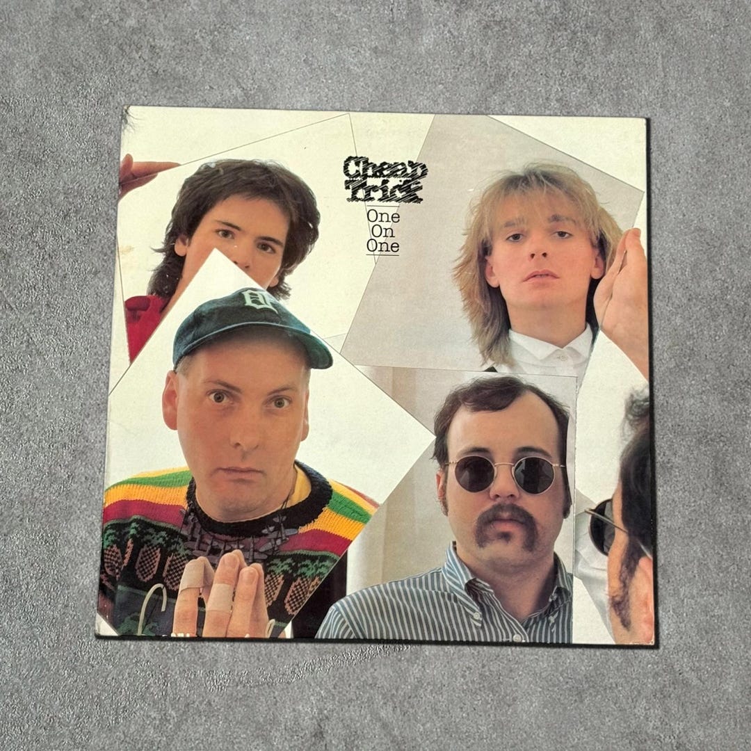 cheap-trick-one-on-one-vintage-record-vinyl-12-record-vintage