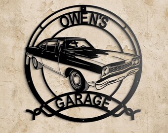 1968 Road Runner HEMI | Personalized Sign | Custom Metal Wall Art For Garage, Man Cave, Home Decor