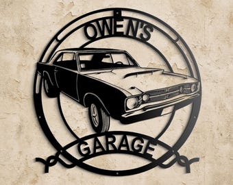 1968 Dart 426 HEMI | Personalized Sign | Custom Metal Wall Art For Garage, Man Cave, Home Decor