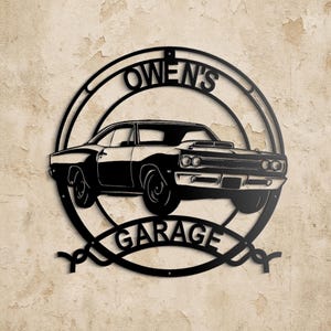1969 Super Bee | Personalized Sign | Custom Metal Wall Art For Garage, Man Cave, Muscle Car Decor