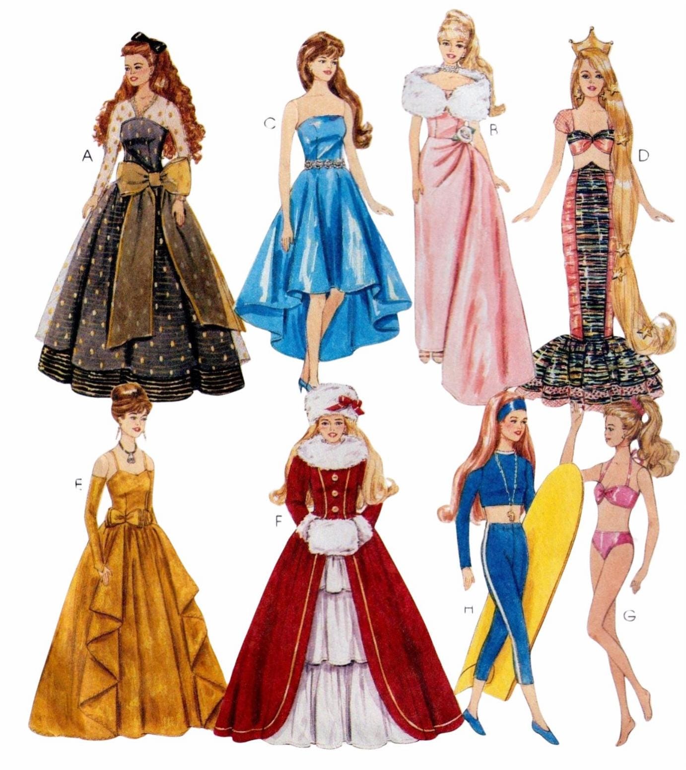 Enchanted Evening Barbie Doll Dress - Etsy