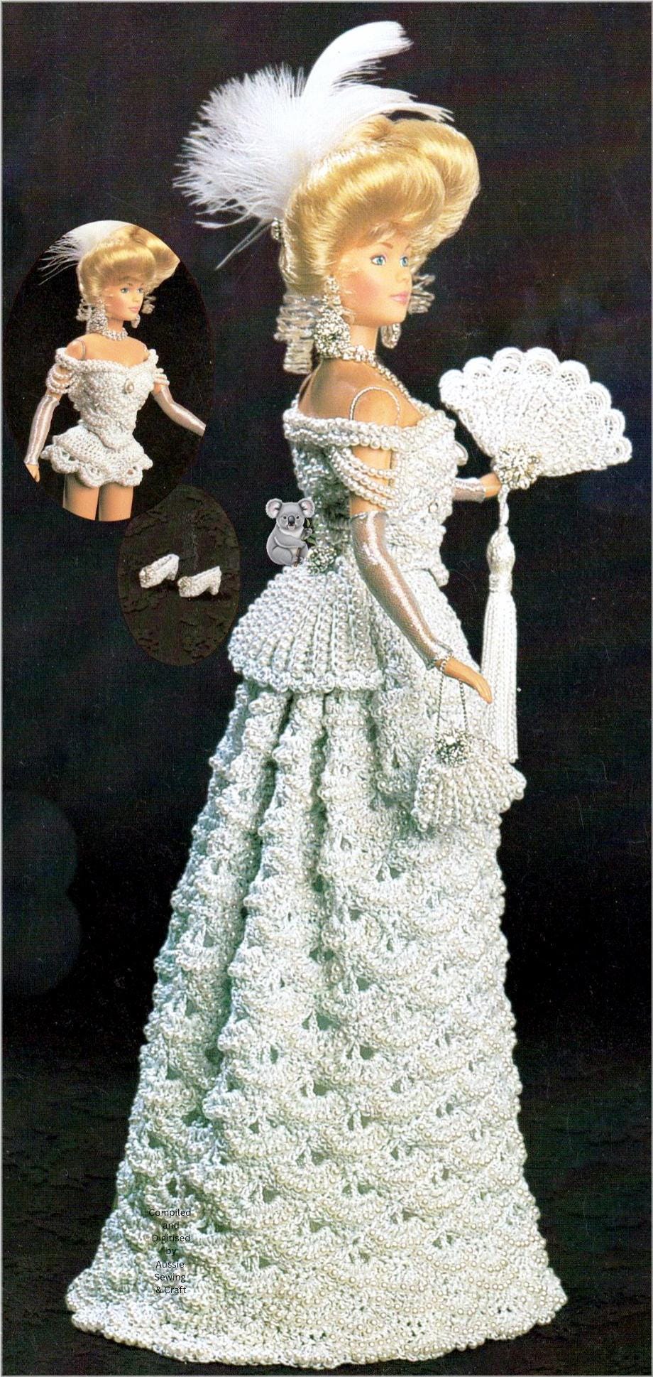 Beaded Doll Gown