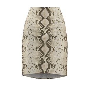 Stylish Python Print Pencil Skirt for Women | Chic Office Wear, Date Night Outfit, Casual Summer Style, Trendy Fashion