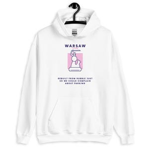 Warsaw Mermaid: Rebuilt & Complaining – Polish Pride - Unisex Hoodie
