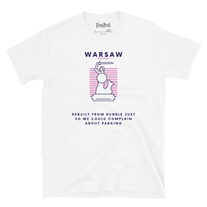 Warsaw Mermaid: Rebuilt & Complaining – Polish Pride - Short-Sleeve Unisex T-Shirt