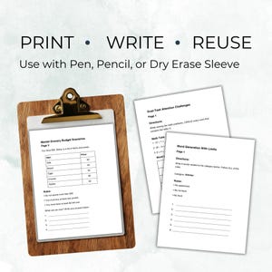 Executive Function Cognitive Activity Workbook for Adults | Functional Brain Exercises for Memory, Attention & Reasoning | Printable PDF image 4