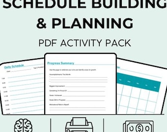Guide d'activités d'élaboration d'horaires pour les personnes âgées (PDF imprimable)