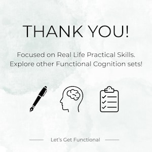 Executive Function Cognitive Activity Workbook for Adults | Functional Brain Exercises for Memory, Attention & Reasoning | Printable PDF image 5