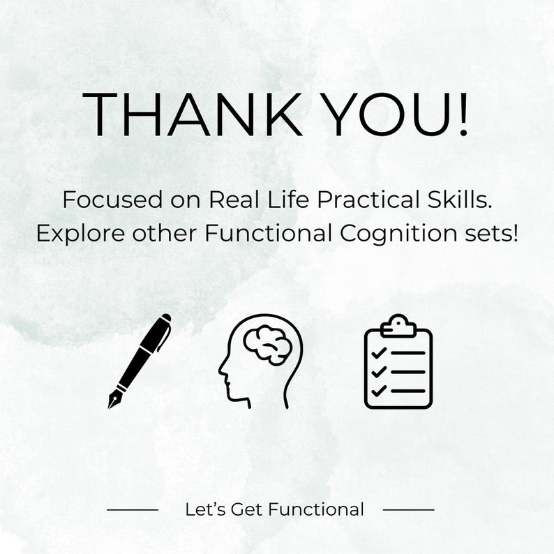 Executive Function Cognitive Activity Workbook for Adults | Functional Brain Exercises for Memory, Attention & Reasoning | Printable PDF image 5