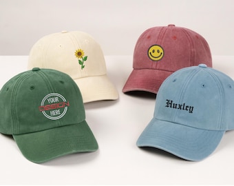 Cappellino vintage personalizzato ricamato, cappellino da baseball con logo ricamato, cappellino con testo ricamato, cappellino da confraternita, cappellino da baseball unisex, cappellino da addio al nubilato