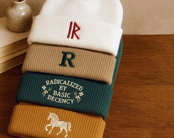 Berretto personalizzato da uomo, berretto con logo personalizzato, berretto personalizzato per la famiglia, berretto con nome del bambino, berretto personalizzato ricamato, cappello invernale classico per adulti