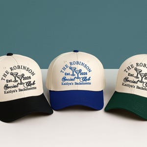Custom Bachelorette Party Hat, Personalized Trucker Hat, Bride Tribe Cap, Social Club Hat, Wedding Party Favor, 2025 Bachelorette Gifts