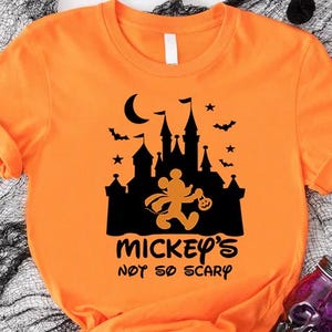 Disney Mickey&#39;s Not So Scary Halloween Party 2025 Shirt Gift, Halloween Family Matching Shirt, Mickey Trick or Treat Halloween T-shirt