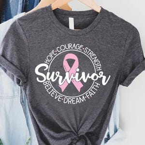 Breast Cancer Fighter Gift,Breast Cancer Survivor Shirt,Cancer Awareness Tee,Pink Ribbon Shirt,Motivational Shirt,Breast Cancer Warrior Tee