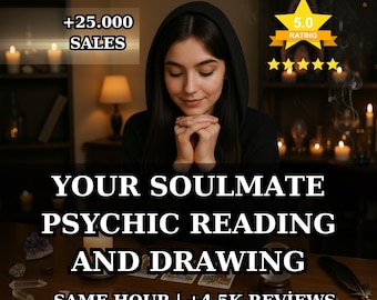 Same Day Soulmate Psychic Reading , Soulmate Drawing Name & Zodiac Prediction