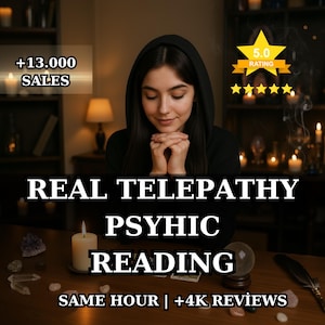 Same Hour Telepathy Psychic Reading: Unspoken Thoughts & Feelings