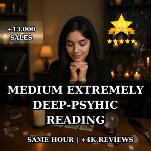 Same Hour Medium Extremely Psychic  Reading: Love, Career & Soul Path