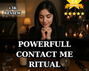 Contact Me Ritual | Reopen Communication Energy | No Contact Support (Digital Service)