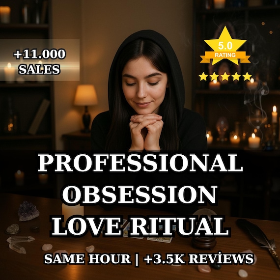 Extreme Obsession Love Ritual | Same Day Casting | Deep Devotion Spell | Make Them Crave You, Intensify Attraction, Romantic Binding