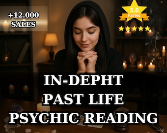 Same Hour Past Life Psychic Reading: Karmic Energy, Soul Lessons, Spiritual Guidance, Medium Readings