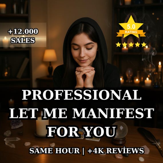 Let Me Manifest For You | Personalized Manifestation Ceremony: Energetic Alignment & Coaching (PDF Message)