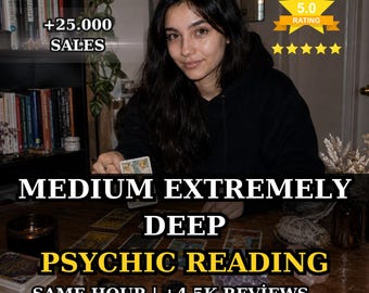 Same Hour Medium Extremely Psychic  Reading: Love, Career & Soul Path