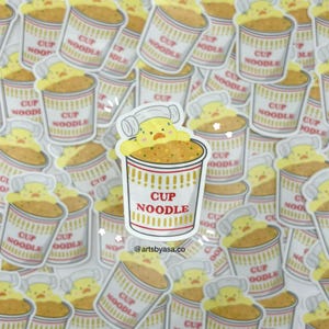 Chicken Cup Noodle Sticker