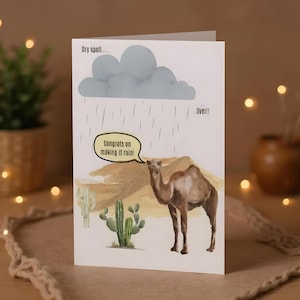Susza... koniec! Gratulacje za deszcz! - Karty Ink & Spice