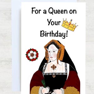 Catherine of Aragon Birthday Card