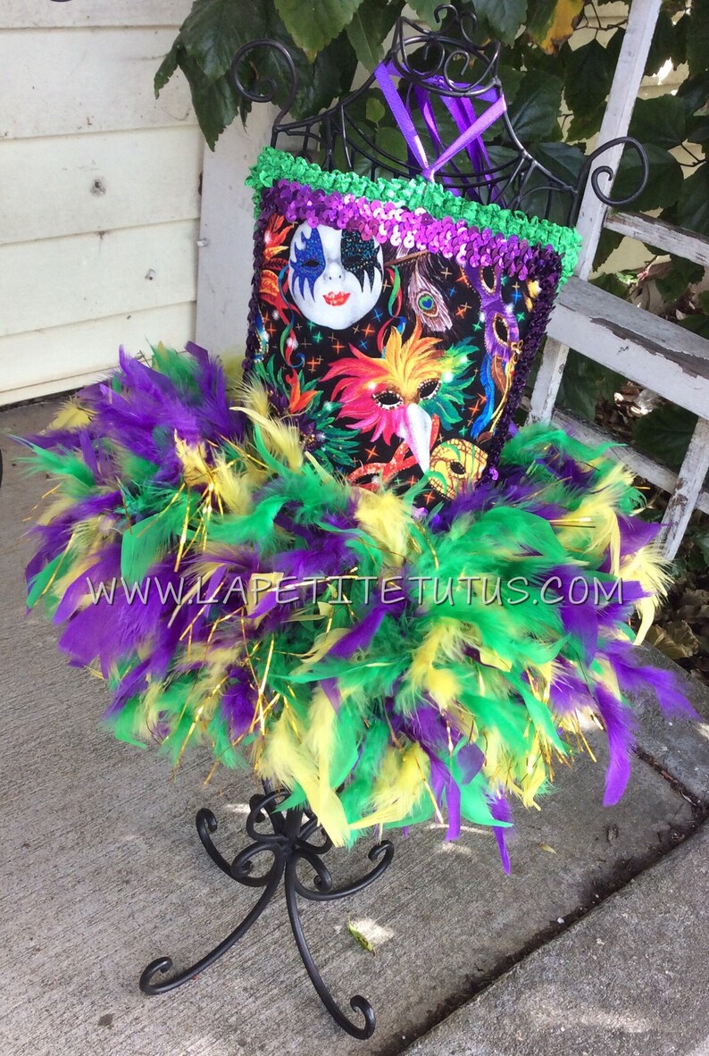Mardi Gras Theme Heidi Wristlet