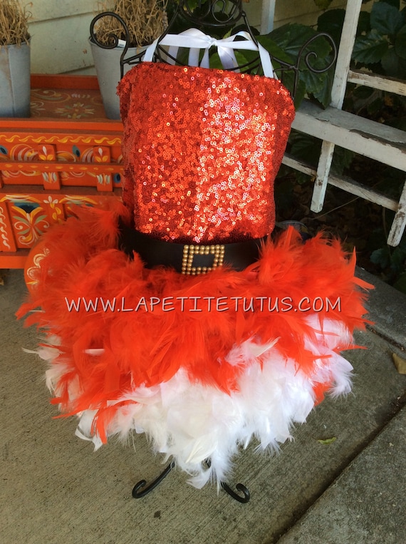 Santa Red Sequin Girls Feather Tutu Pageant Dress, Santa Dress, Pageant  Dress, Girls Dress, Christmas Dress - Etsy