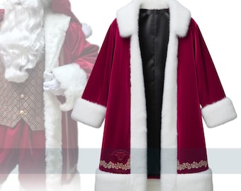 Christmas The Santa Clause Red Velvet Coat