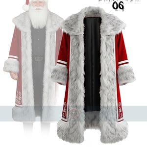 Handmade 2025 Christmas New The Santa Claus Coat