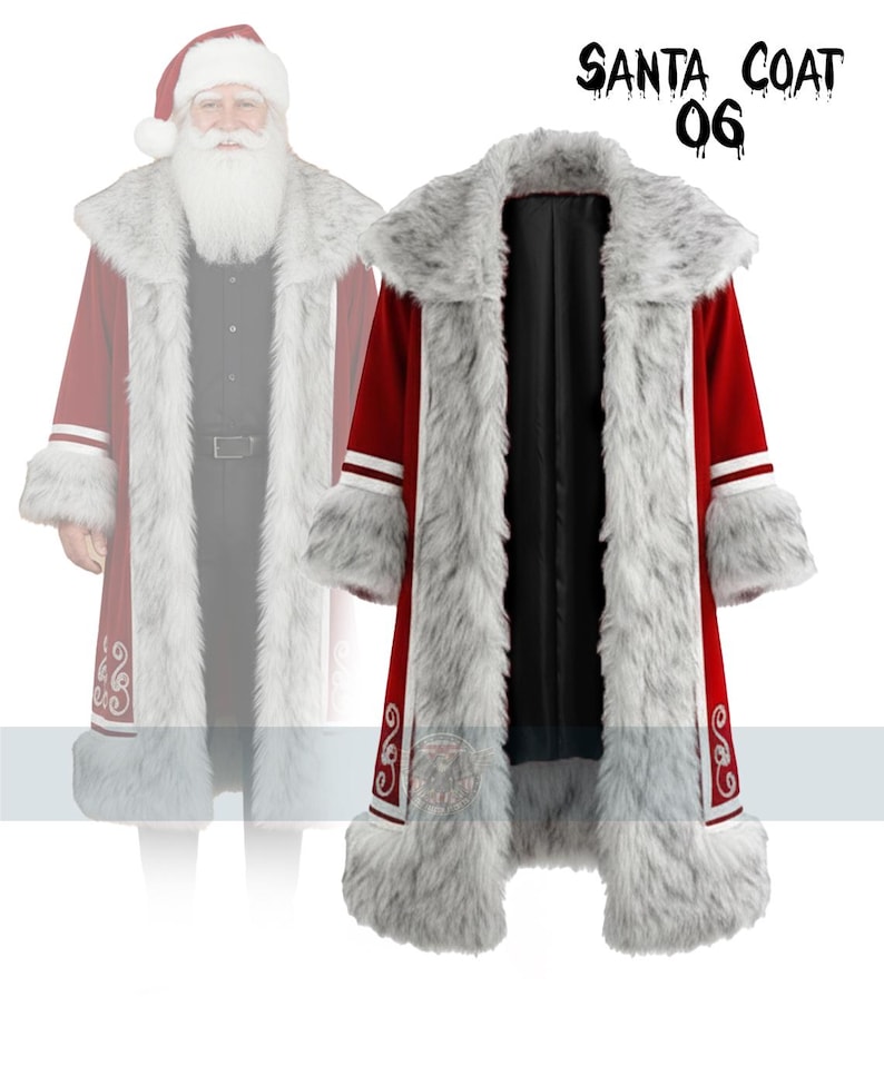 Handmade 2025 Christmas New The Santa Claus Coat