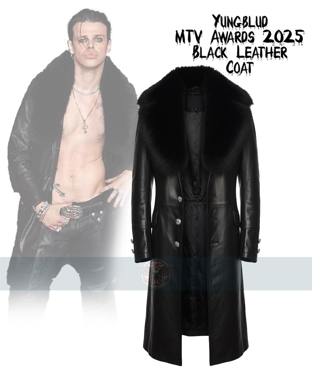Bomber Maxi Vinyl Zipped FW25 Courrèges COAT　サイズ２　黒 LEATHER BUFF ロストコントロール　 Jacket Nubian - Black / ジャケット・アウター