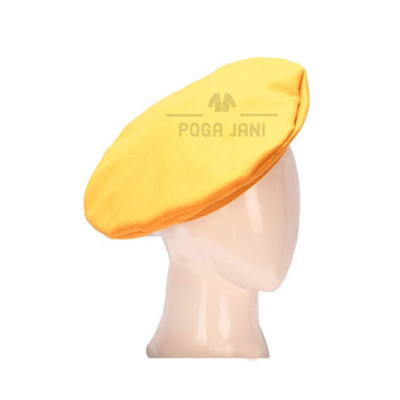 Women\'s Wool French Beret Hat Comfortable Solid Color Beret Cap Basic Yellow ZLYC Wool French Beret Hat Solid Color Beret Cap for Women  main image 2