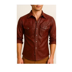 Burgundy Lambskin Leather Biker Jacket: Vintage Soft Slim Fit