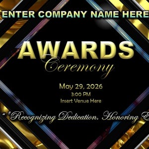 AWARDS CEREMONY PowerPoint Template