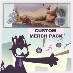 Custom Merch Pack for OCs/Fandom