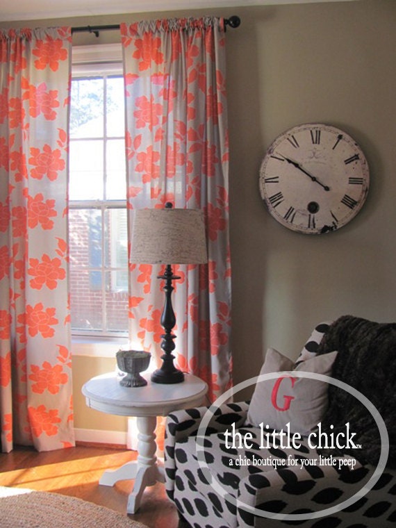 Items similar to Drapery Panel Design Your Own and Pick Your Length