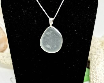 Sea Glass Necklace, Genuine Beach Glass Jewelry, Lake Jewelry, Seaglass Pendant, Sea Glass Jewelry