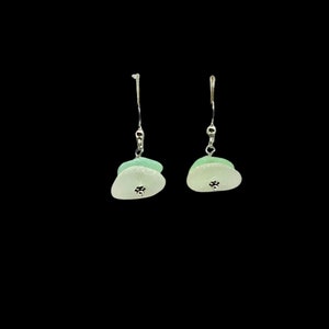 Sterling Sea Glass Earrings, Sea Glass Earrings, Sea Glass Gift For Mom, Lake Erie Beach Glass, Sea Glass Jewelry image 3