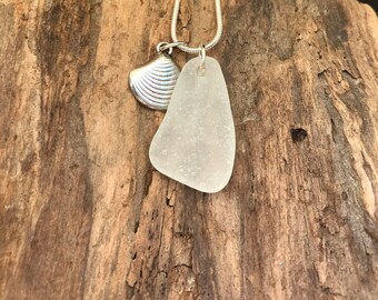 Coastal Sea Glass Necklace, Sea Glass, Lake Erie Jewelry, Seaglass, Sea Glass, Charm Necklace, Gift For Mom, Seaglass Etsy