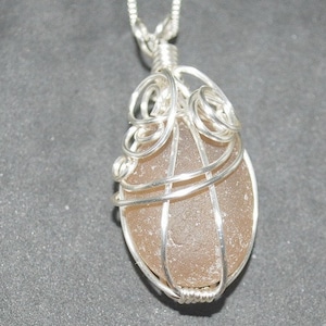 Brown Sea Glass Pendant, Sea Glass Jewelry, Seaham Seaglass, Chunky Jewelry, Vintage Sea Glass Jewelry