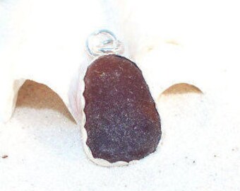 beach jewelry, beach jewelry for women, beach glass pendant, brown seaglass jewelry, beachglass gift, seaglass etsy, gift for mom