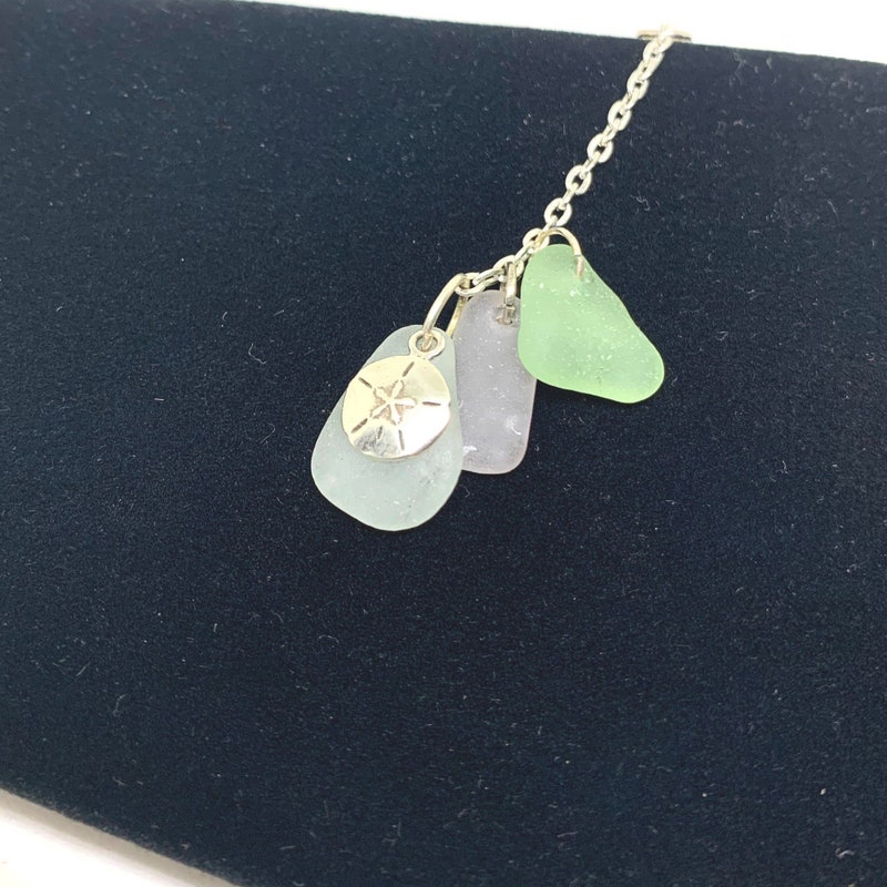 Seaglass Ocean Tear Necklace