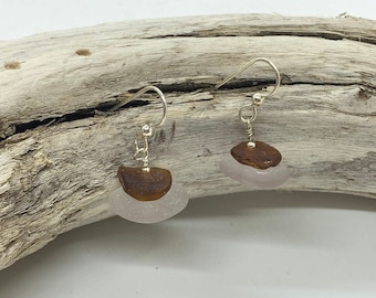 Sea Glass Earrings, Sea Glass Jewelry, Sea Glass, Mermaid Earrings, Coastal Jewelry, Gift For Mom, Mother's Day