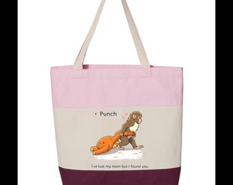 Bolso de tela conmemorativo del mono: bolso de lona para brindar consuelo en caso de pérdida emocional.